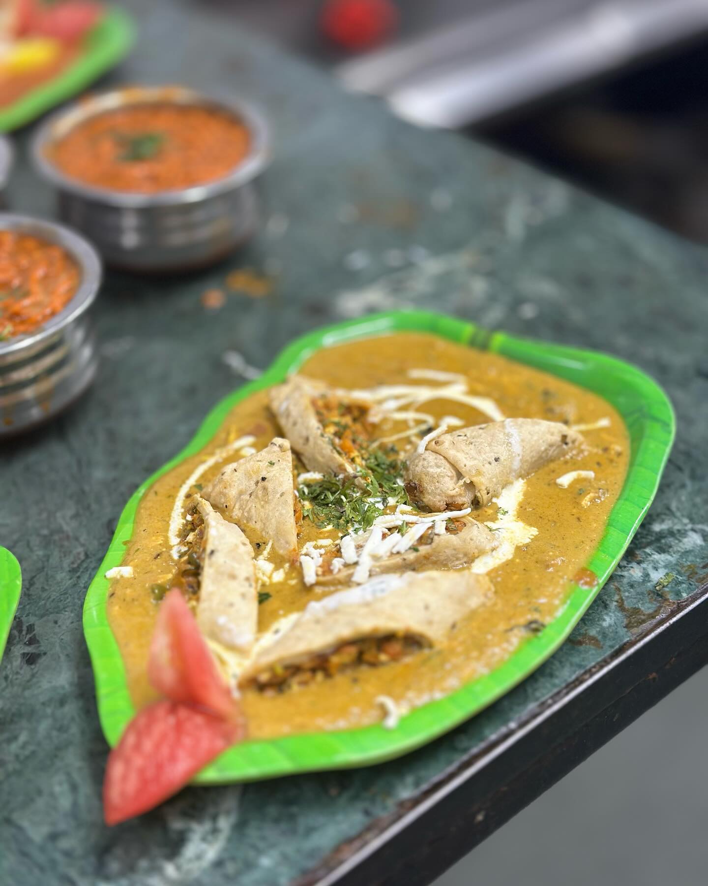 Food served at Hotel Maulii