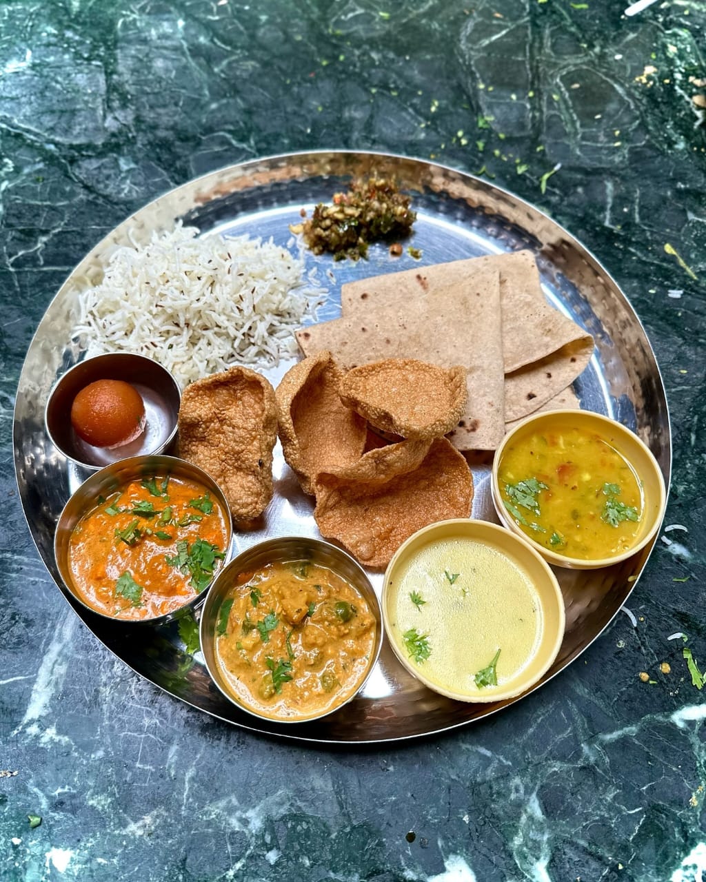 Food served at Hotel Maulii